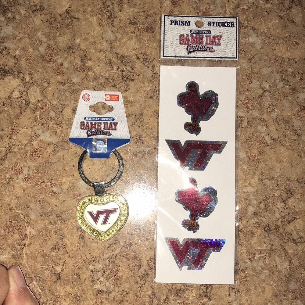 New Women’s VT Keychain + Stickers
